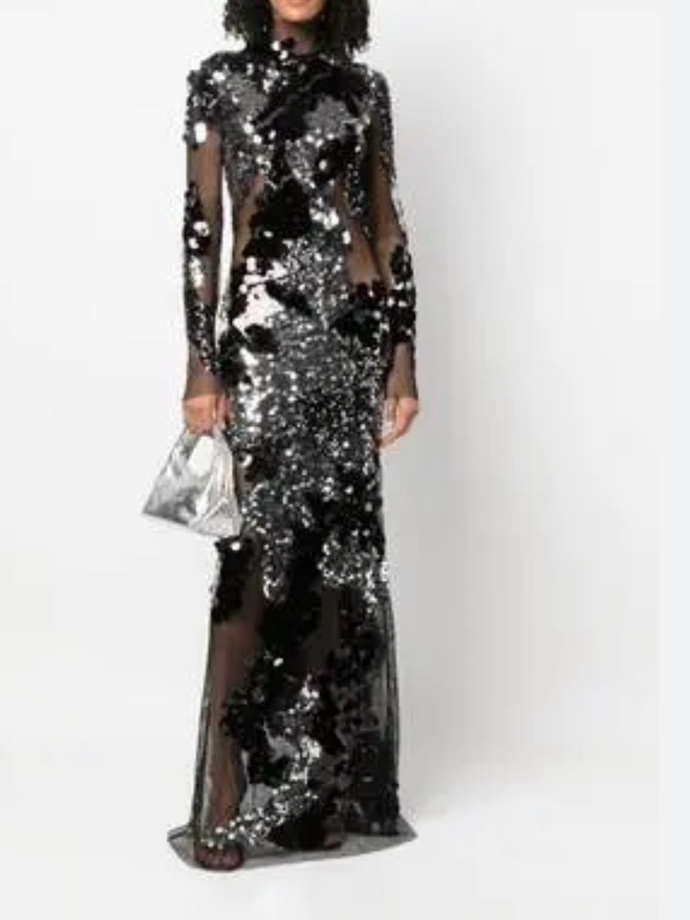 Tom Ford Black Sequin Long-Sleeve Gown 🤩 - Picture 8 of 11